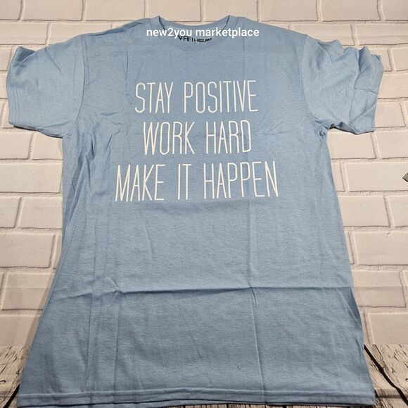 fifth sun t-shirt Stay positive womans t shirt size medium NEW - Picture 2 of 8